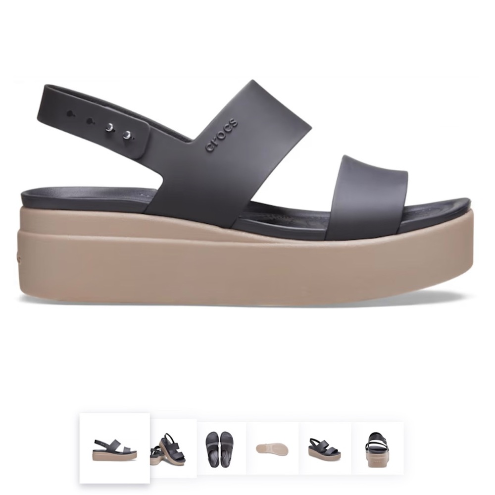 Brand new! Crocs Brooklyn Low Wedge in Size 9